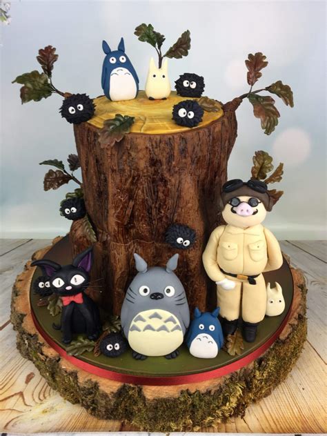 Totoro And friends wedding cake - Mel's Amazing Cakes