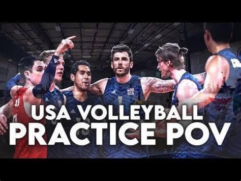 USA Men's Volleyball Practice POV - Erik Shoji : volleyball