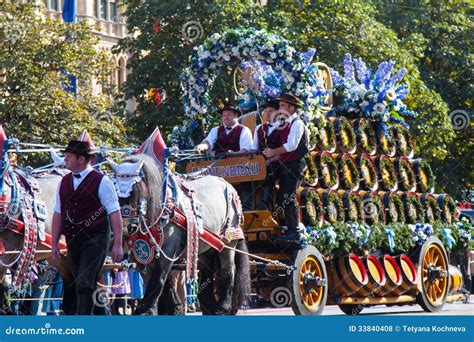 Oktoberfest In Munich Editorial Stock Photo Image Of Bavaria 33840408