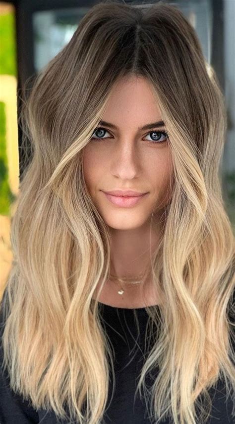 Gorgeous Hair Colour Ideas With Blonde Shadow Root Buttery