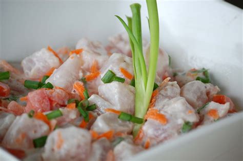 A Table Les Loulouttes Salade Tahitienne De Poisson Ou Le Fameux