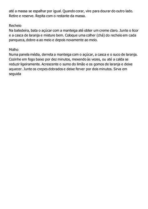 Crepe Suzette Pdf