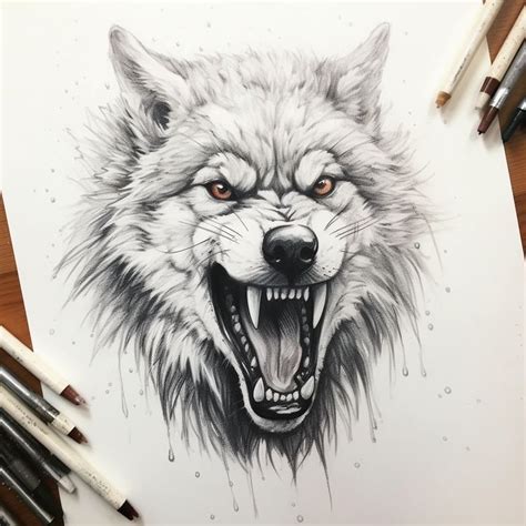 Pin By Inkstudio On Design For Stencil Wolf Face Tattoo Wolf