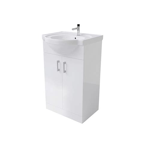 Kimbridge Gloss White Vanity Unit And Basin Set W560mm H880mm Diy