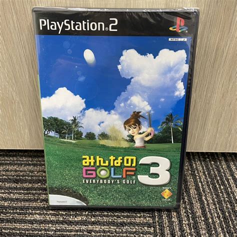 Yahooオークション 新品未開封 Playstaition2 みんなのgolf3 プレ