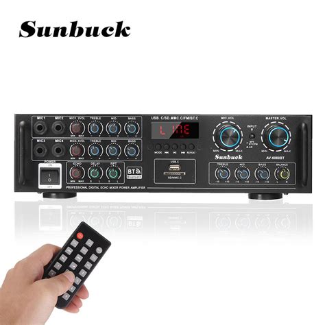 Buy Sunbuck W Hifi Audio Power Amplifier Ac V V Home Theater