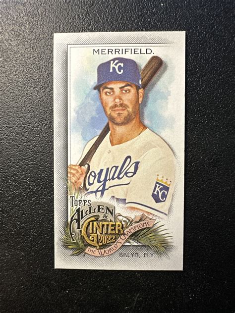 2022 Topps Allen Ginter Mini 28 Whit Merrifield Kansas City Royals