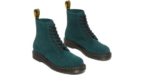 Dr Martens Suede 1460 Pascal 8 Eye Boot Boots In Green Lyst