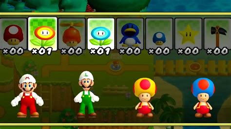 New Super Mario Bros Wii 2 4 Players Castles And Towers Walkthrough