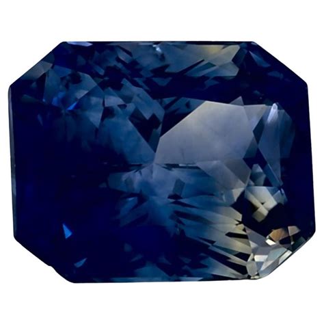 Cts Blue Sapphire Octagon Cut Loose Gemstone For Sale At Stdibs