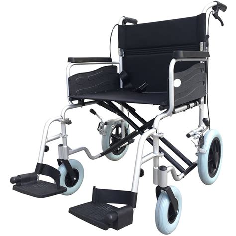 Z Tec Wide Aluminium Transit Wheelchair From Essential Aids