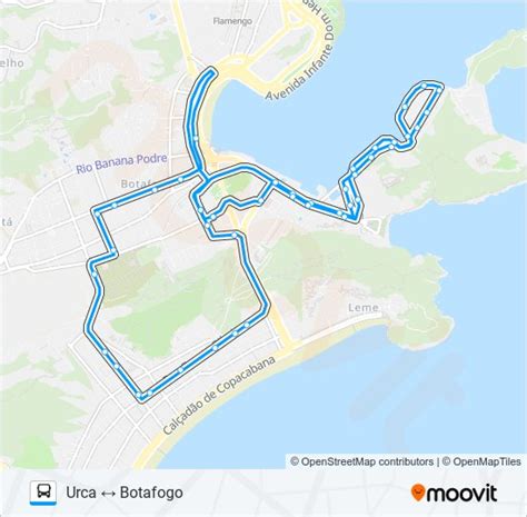 Rota da linha 518 horários paradas e mapas Urca Botafogo Atualizado