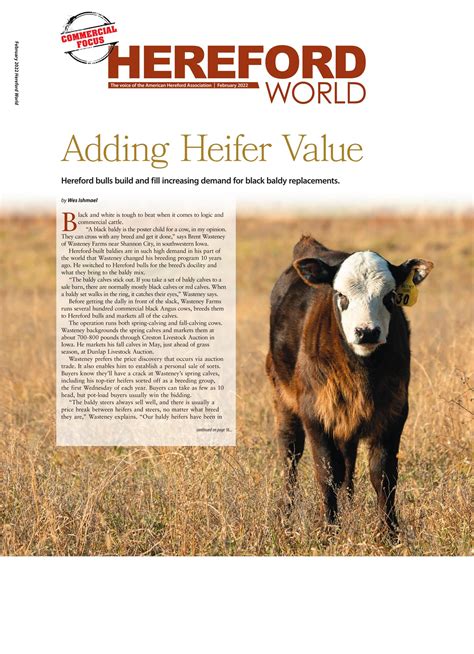 Hereford World Magazine February 2022 By American Hereford Association