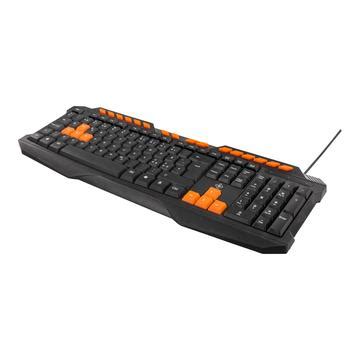 Teclado Gaming De Membrana Deltaco Gam Layout N Rdico