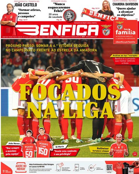 Capa Jornal Benfica Janeiro Capasjornais Pt