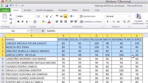 Como Hacer Listas Ordenadas Y Filtradas En Excel 2010 YouTube