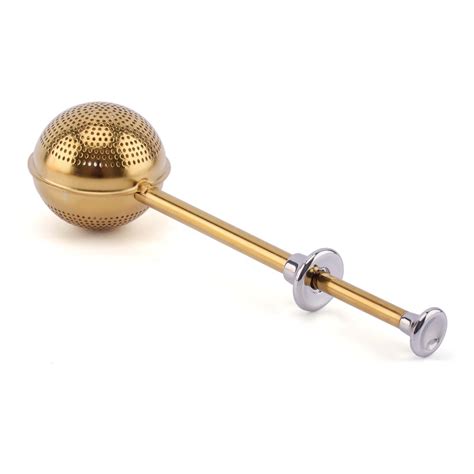Amz Hot Stainless Steel Tea Diffuser Gold Strainer
