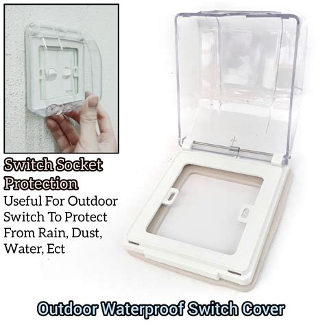 Outdoor Waterproof Switch Cover For Door Bell Electrical 13A Switch