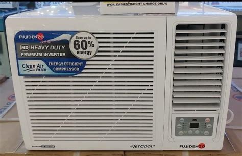 FUJIDENZO WINDOW TYPE FULL DC INVERTER AIRCON TV Home Appliances