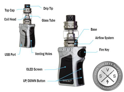 Smok Mag Baby 50w Tc 1600mah Starter Kit ⋆ Vss