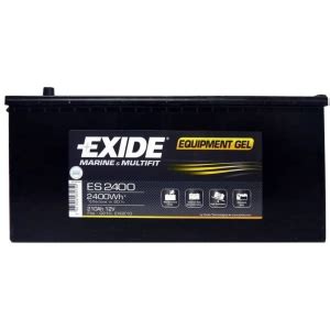 EXIDE Marine Multifit ES2400 12V 210Ah 2400Wh GEL ES 2400 D06103G09 AEX7T