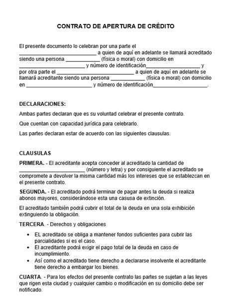 Conoce el Contrato de Apertura de Crédito del Infonavit Tu Contrato Fácil