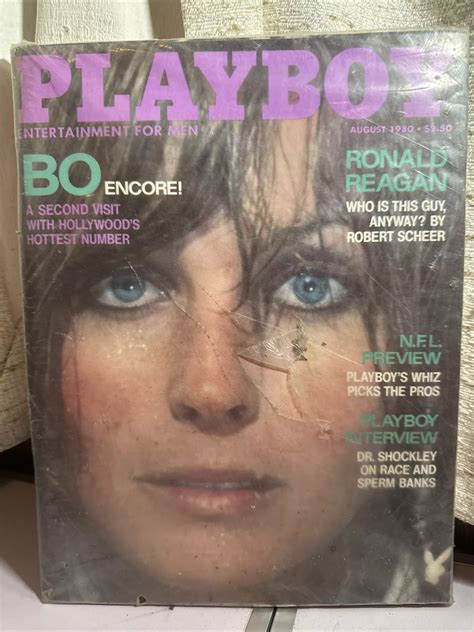 Mavin Playboy Magazine August Sealed Bo Derek Encore