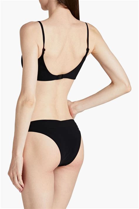 Black Low Rise Bikini Briefs ZIMMERMANN THE OUTNET