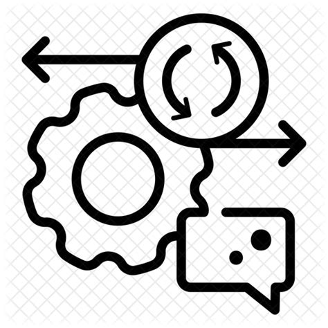 Agile Methodology Icon Download In Line Style