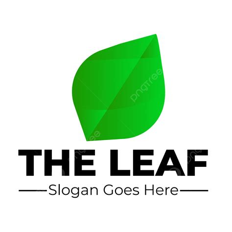 Leaf Letter Vector Art PNG The Leaf Iconic And Letter Mark Logo Free