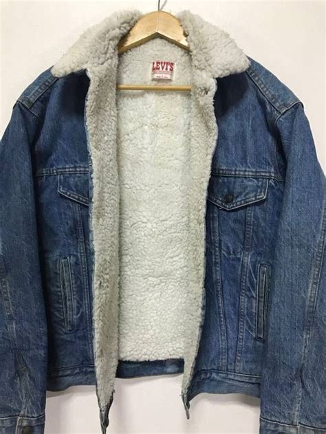 Levis Vintage Winter Levis Denim Jacket Fur Lining Grailed Denim