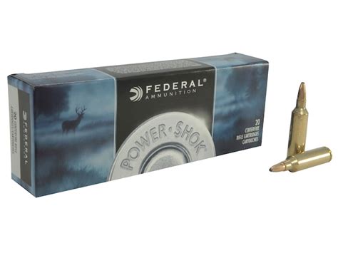 Federal Power Shok Ammunition 270 Winchester Short Magnum Wsm 130 Grain Soft Point 250 Rounds