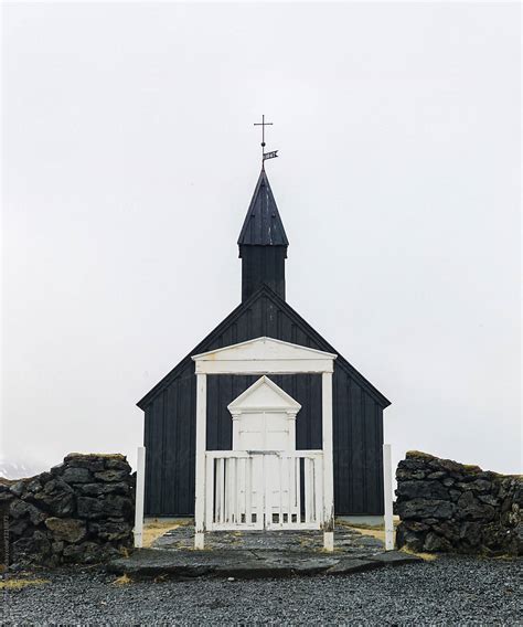 "Iceland, Black Church" by Stocksy Contributor "Duet Postscriptum ...