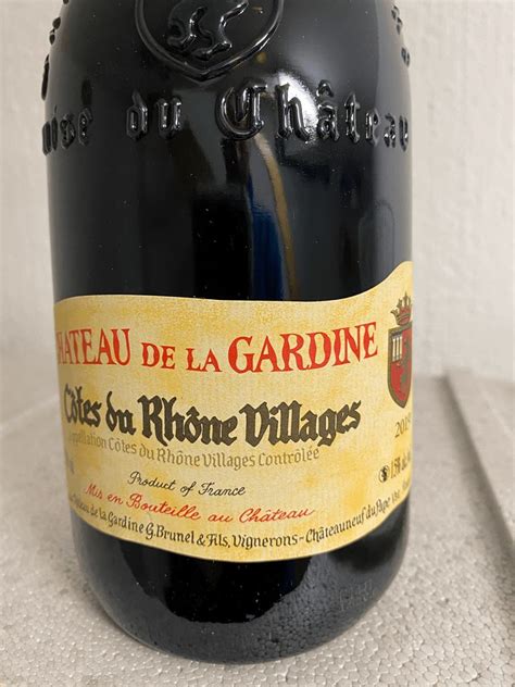 2019 Château de la Gardine Côtes du Rhône Villages France Rhône