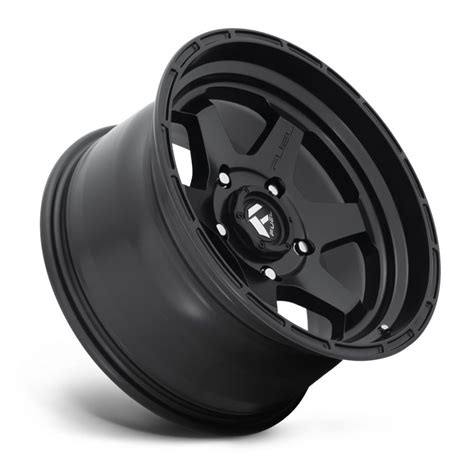 Fuel Wheels Shok Matte Black 17x9 Felgenheldende Felgenhelden