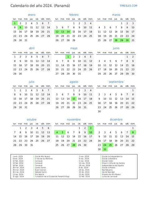 Calendario De Universidad De Panama 2024 Calendar 2024 All Holidays