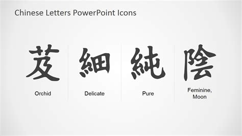 Chinese Symbols PowerPoint Icons - SlideModel