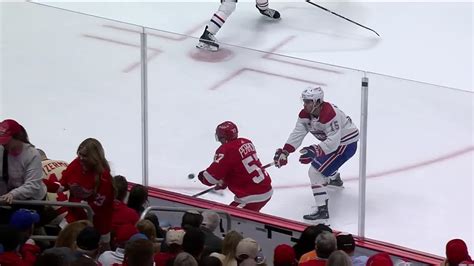 MTL DET Compher Scores Goal Against Samuel Montembeault Detroit Red