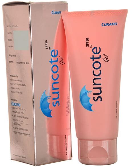 Suncote Sunscreen Gel Spf Uses Benefits Side Effects