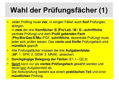 Q Jg Informationen Zur Qualifikationsphase Und Zum Abitur Ppt