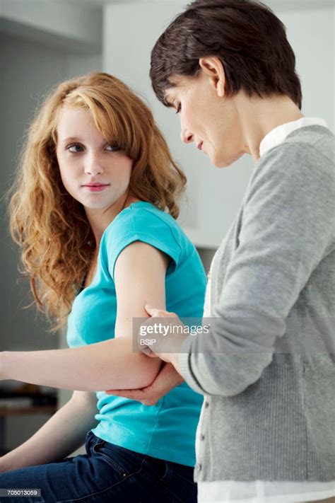 Dermatology Consultation Woman High Res Stock Photo Getty Images