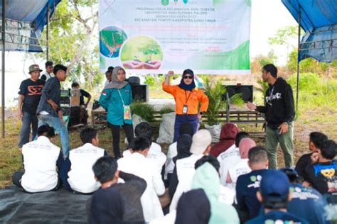 PT Vale Bersama Mahasiswa KKN Unanda Melaksanakan Konservasi Lingkungan