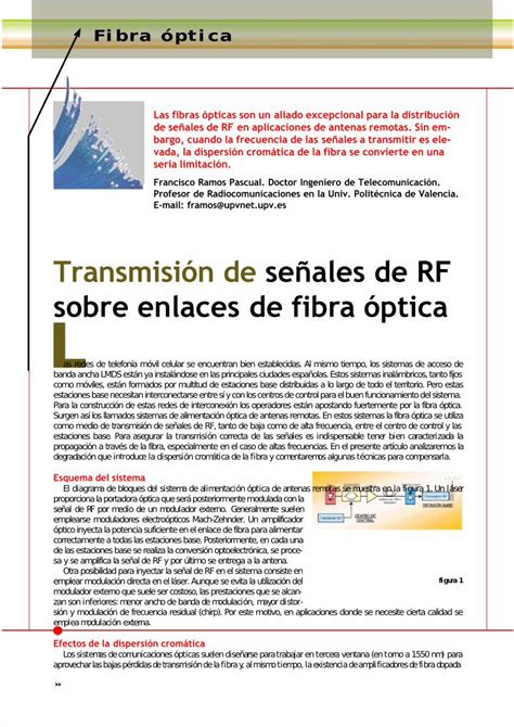 PDF Senales Rf Sobre Fibra Optica DOKUMEN TIPS