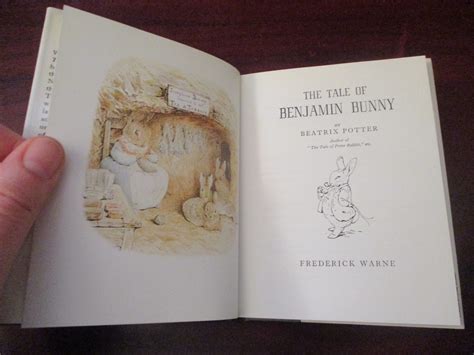 The Tale Of Benjamin Bunny Beatrix Potter Book Fwarne And Co Etsy