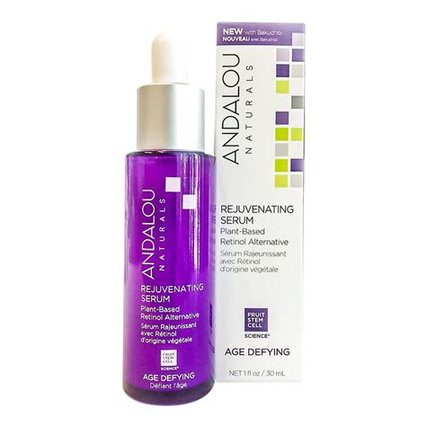 Andalou Naturals Rejuvenating Serum With Plant Based Retinol Age