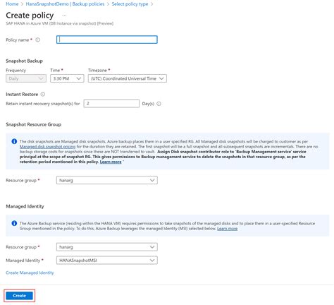 Azure Vm에서 Sap Hana 데이터베이스 인스턴스 백업 Azure Backup Microsoft Learn