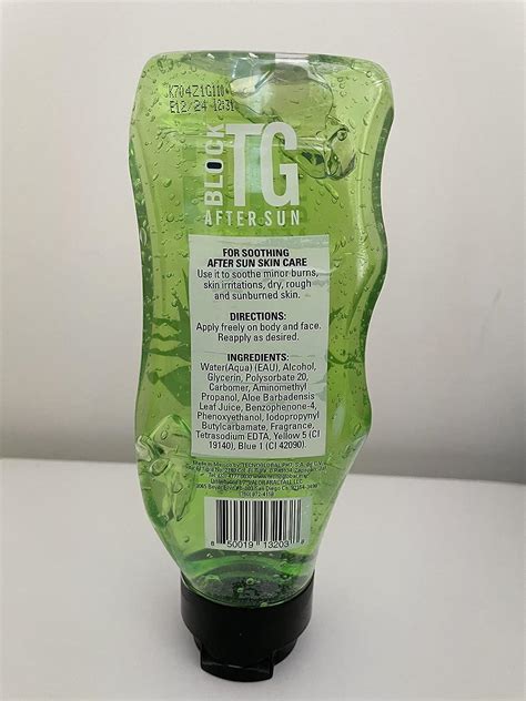 After Sun Aloe Vera Gel 9 7 Oz Soothes And Moisturizes Dry Rough And