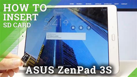 How To Insert Micro Sd Card In Asus Zenpad 3s Extend Storage Youtube