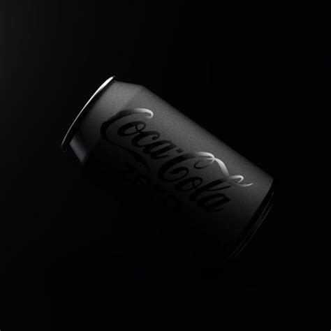 Matte Black Coke Zero Design Matte Black Coca Cola Packaging