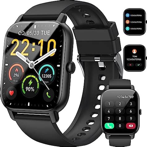 Smartwatch für Damen Herren 1 85 Zoll Touchscreen Smart Watch mit